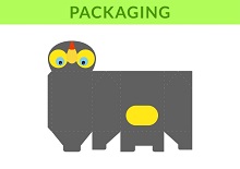 çocuklar için hazır hayvan model maketi şablonu, paper craft model animals